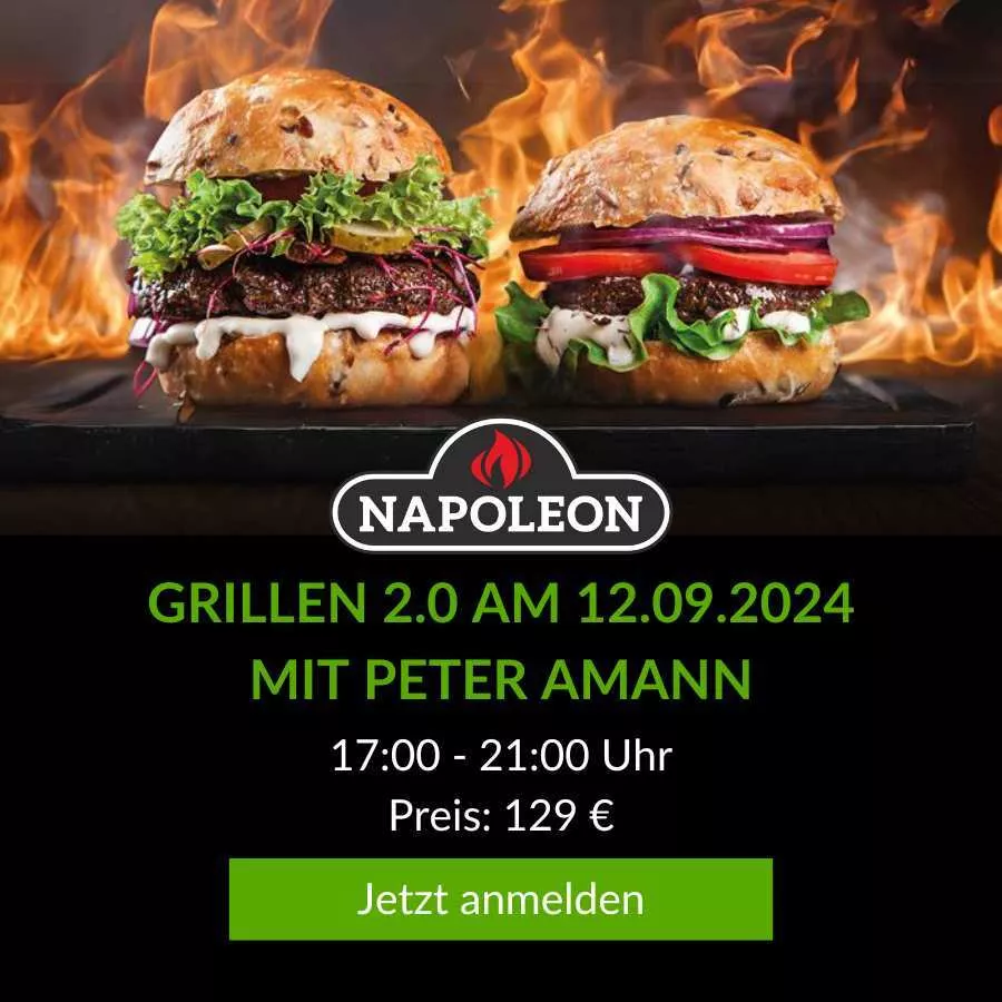 Napoleon Grillkurs Grillen 2.0 mit Peter Amann 12.09.2024