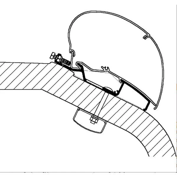 Thule Adapter LMC Liberty TI / TEC, Länge 3,5 m