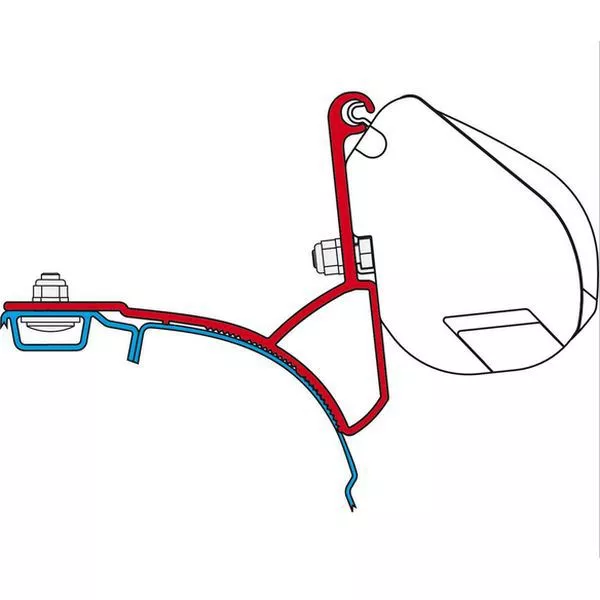 Fiamma Kit VW T5 Multivan/Transporter (Aluschiene)