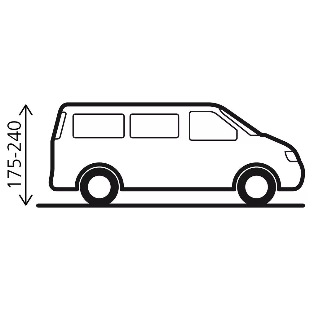 Fahrradschutzhülle Brunner Bike Cover Tow Bar für 2 Fahrräder