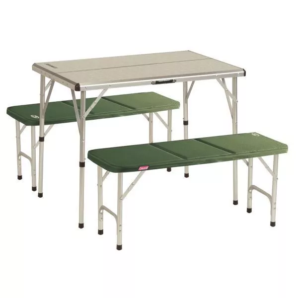 Campingtisch mit Bank Coleman Pack-Away Table For 4