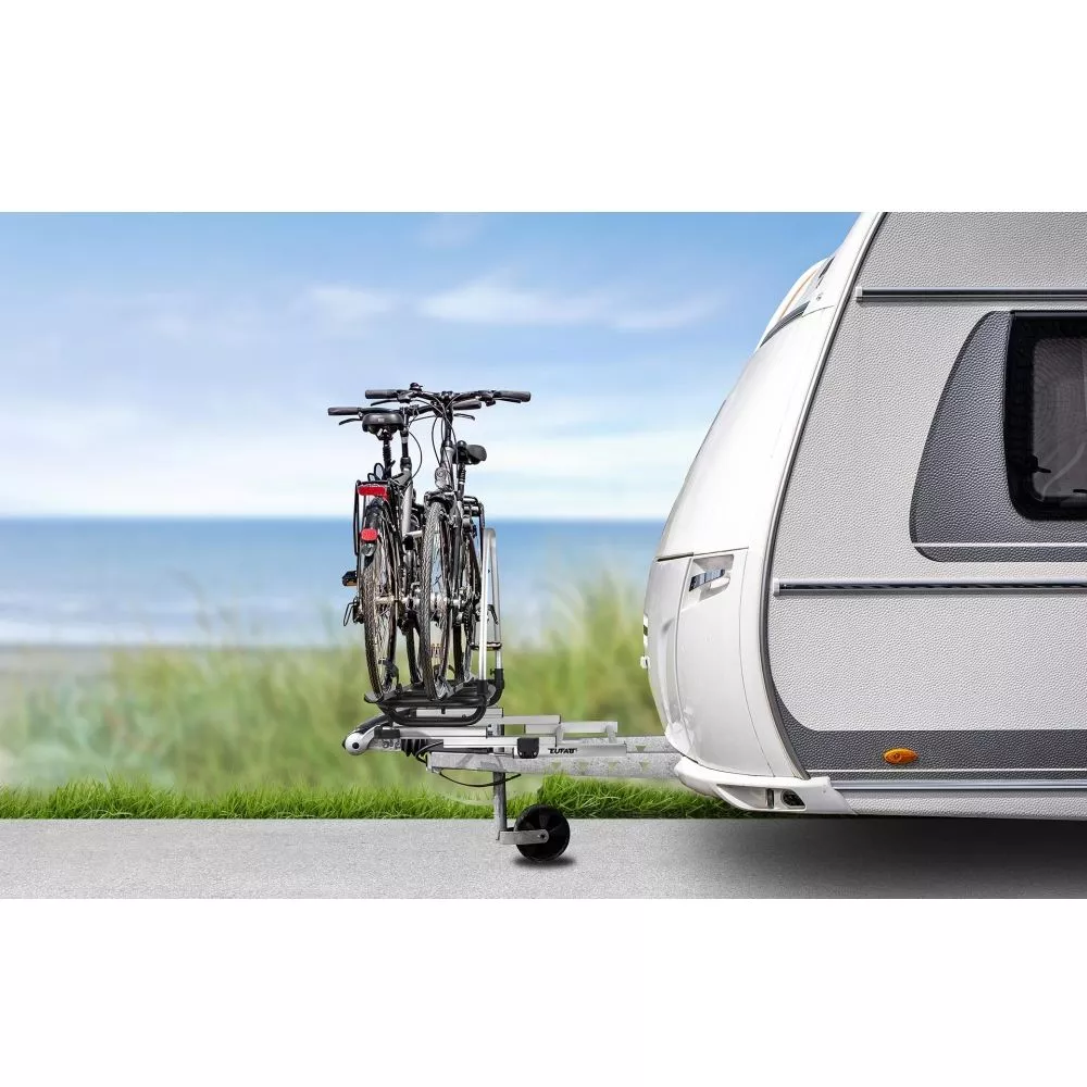 Deichsel Fahrradträger Eufab BS260, silber