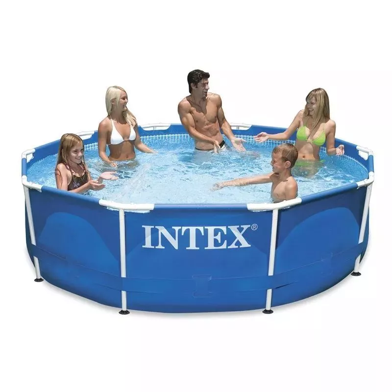 Familienpool Intex Metal Frame Pool-Set 366x76 cm