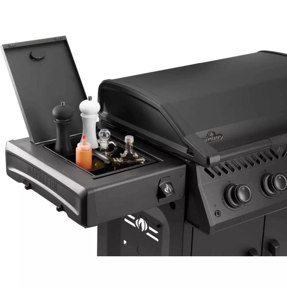 Gasgrill Napoleon Plancha Grill Phantom Rogue Pro 30, mattschwarz