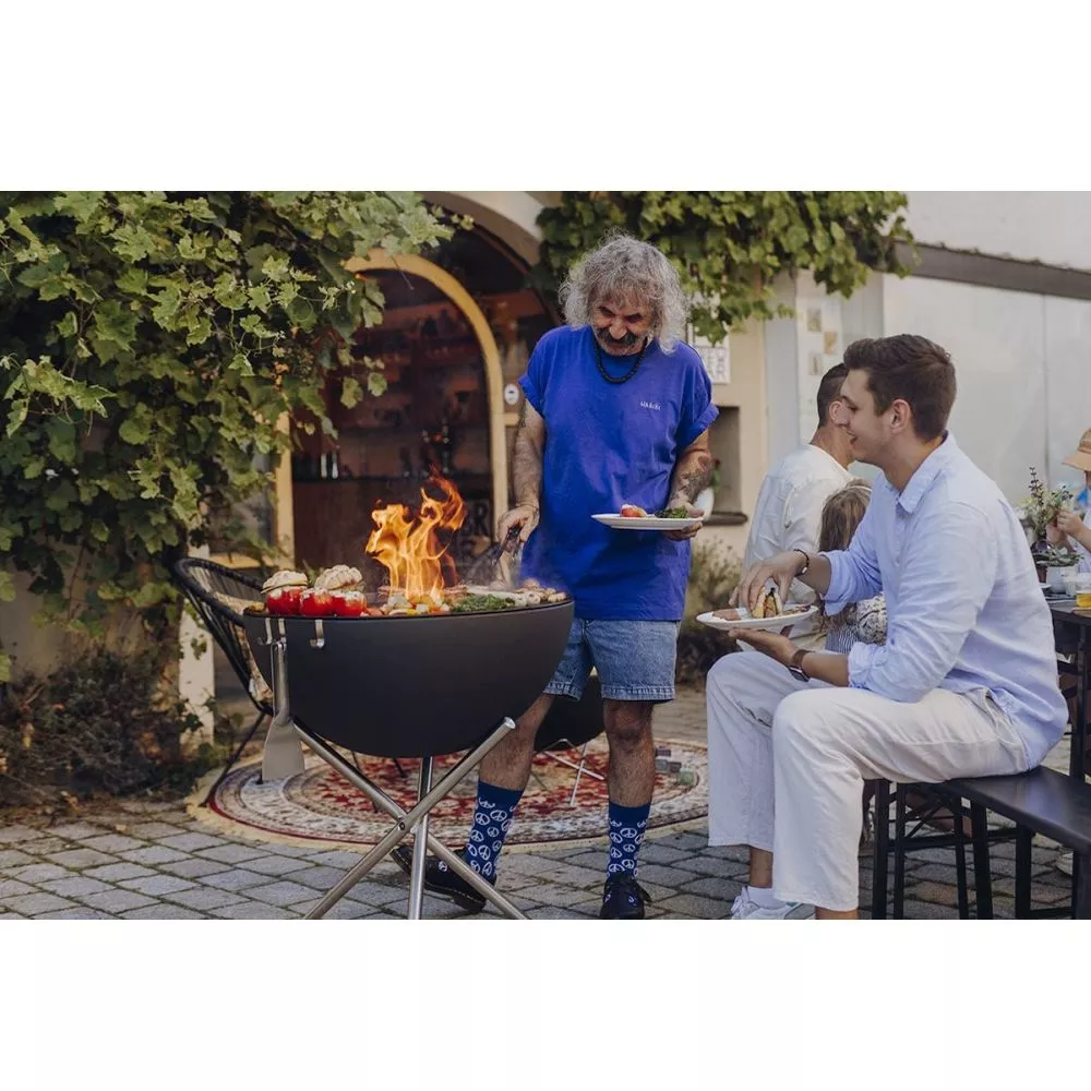 Höfats Feuerschale Bowl 70 Plancha-Grillset