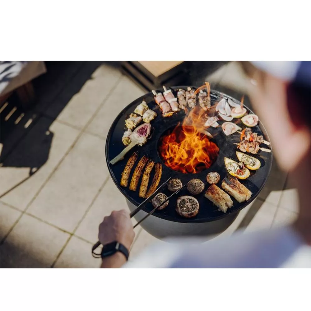 höfats MOON 45 Plancha Grill-Set, hoch