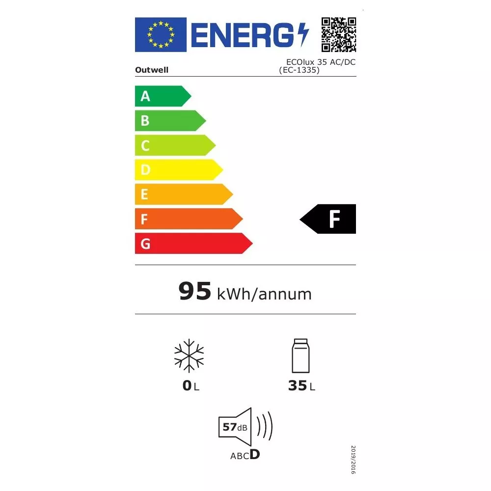 Thermoelektrische Kühlbox Outwell ECOlux 35 Light Grey 12V/230V | Ausstellungsstück