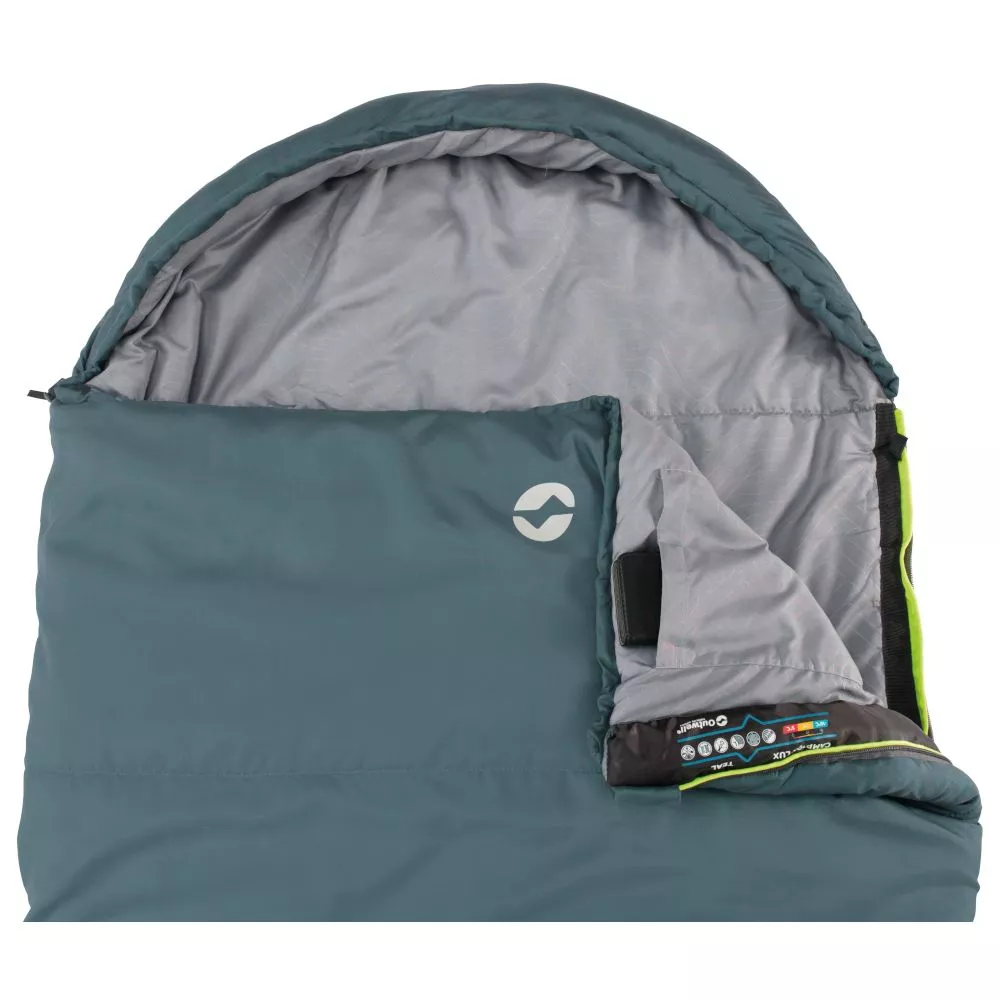 Camping-Schlafsack Outwell Campion Lux, teal | Ausstellungsstück