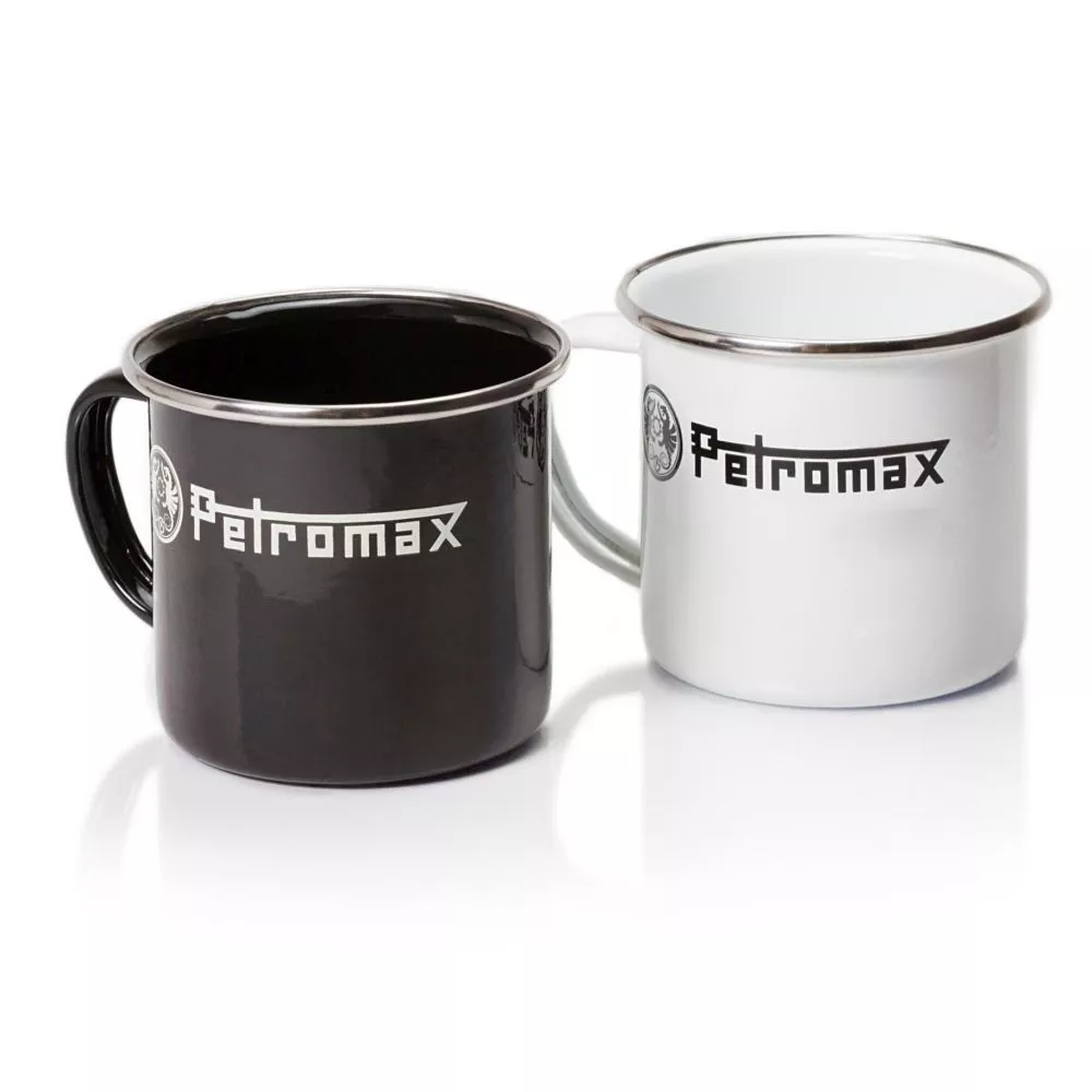 Emailletasse Petromax Emaille-Becher, schwarz
