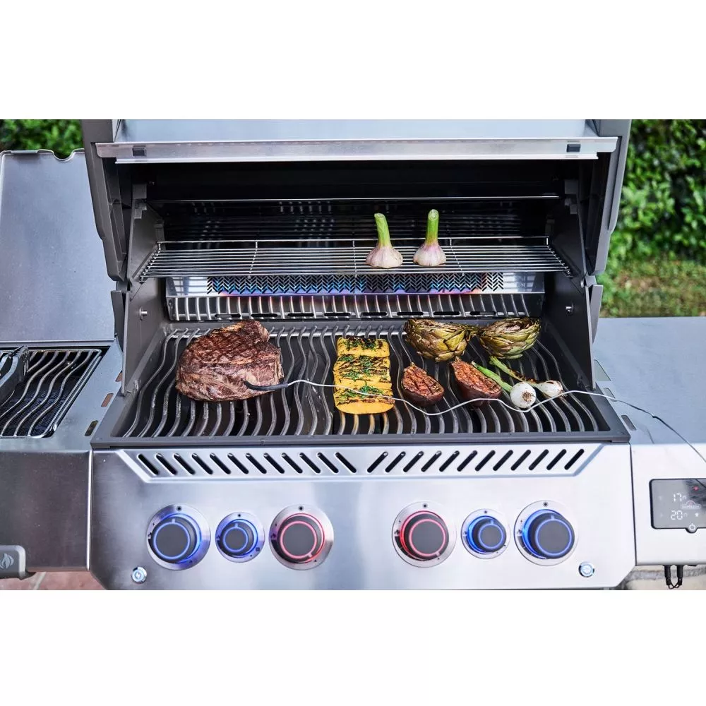 Gasgrill Napoleon Prestige 500 Connected RSIB, Edelstahl