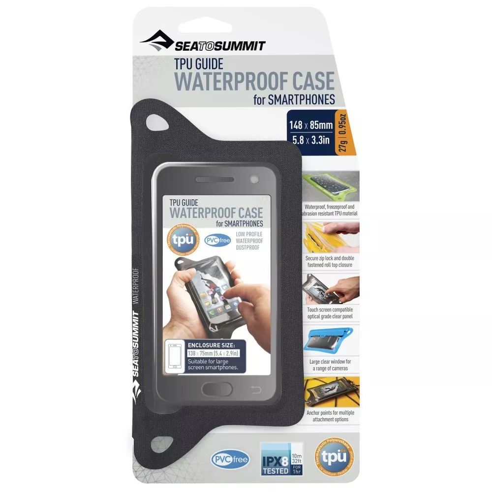 Schutztasche Sea To Summit TPU Guide Waterproof Case für Smartphones, black