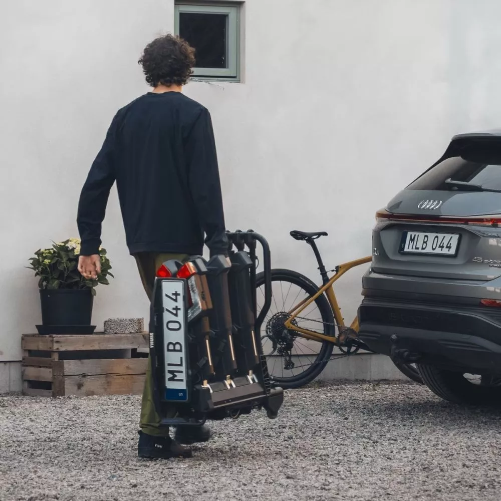 2-Bike Anhängerkupplungs-Fahrradträger Thule EasyFold 3
