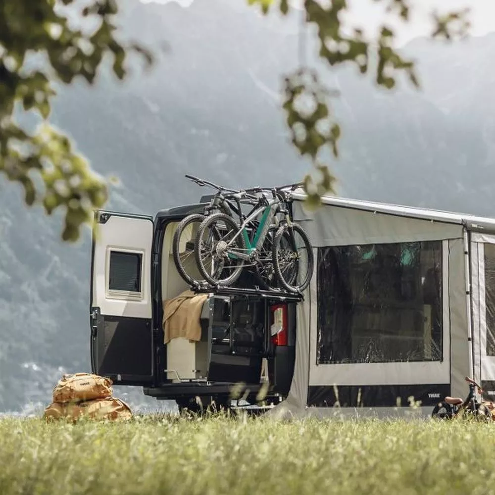 Fahrradträger Thule VeloTrack Frame für Fiat Ducato, Citroen Jumper, Peugeot Boxer