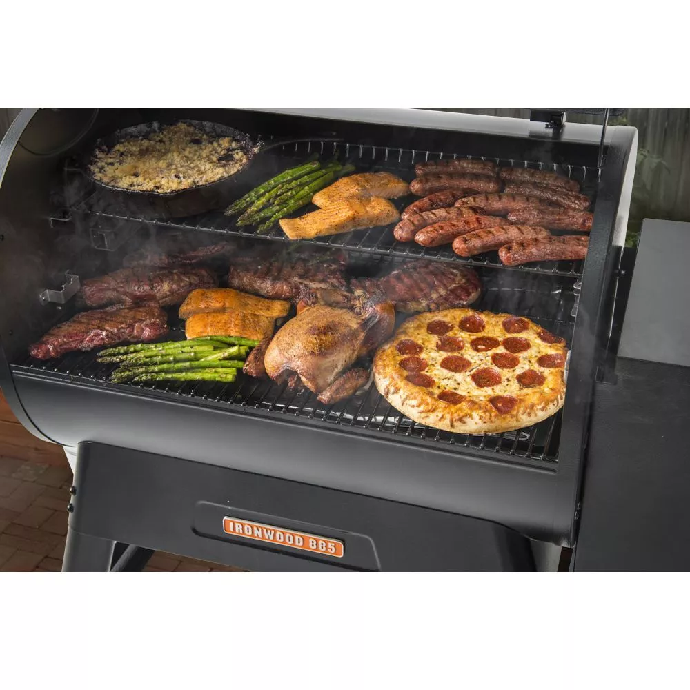 Holzpelletgrill Traeger Ironwood 885 International + Pelletsensor | Ausstellungsstück