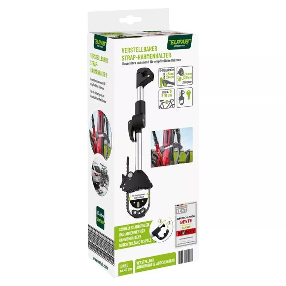 Fahrradrägerzubehör Eufab Befestigungskralle mit Strap, 40 cm