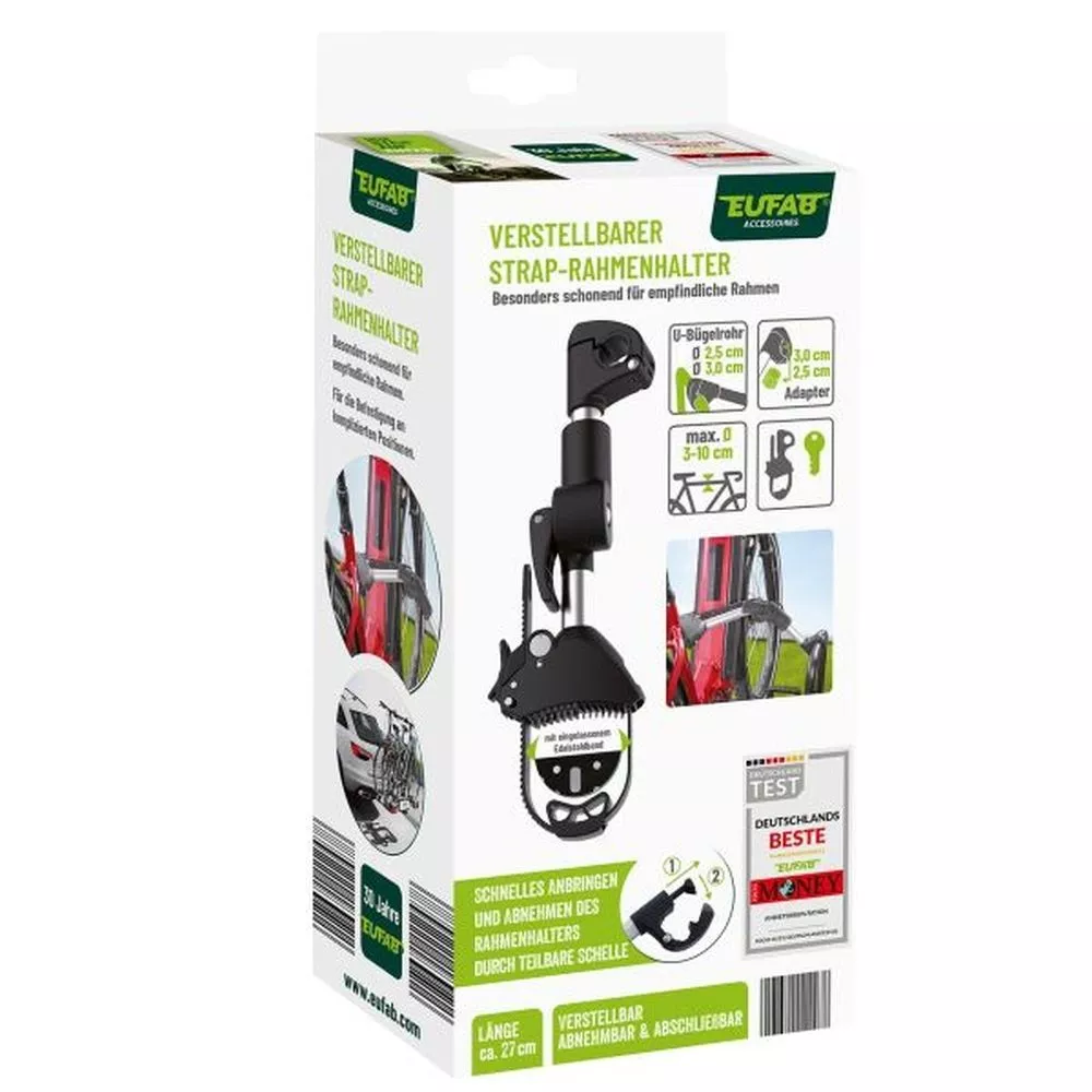 Fahrradrägerzubehör Eufab Befestigungskralle mit Strap, 27 cm