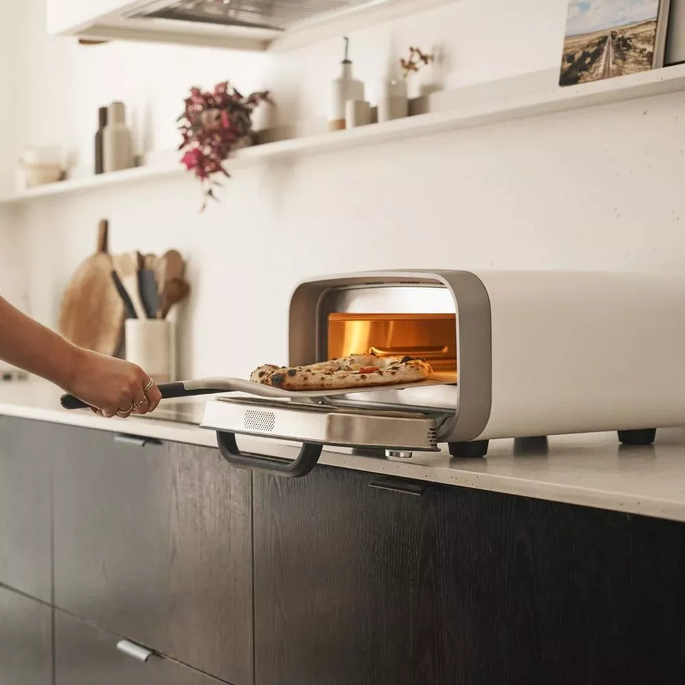 Ooni Volt 2 elektrischer Pizzaofen, polarweiss