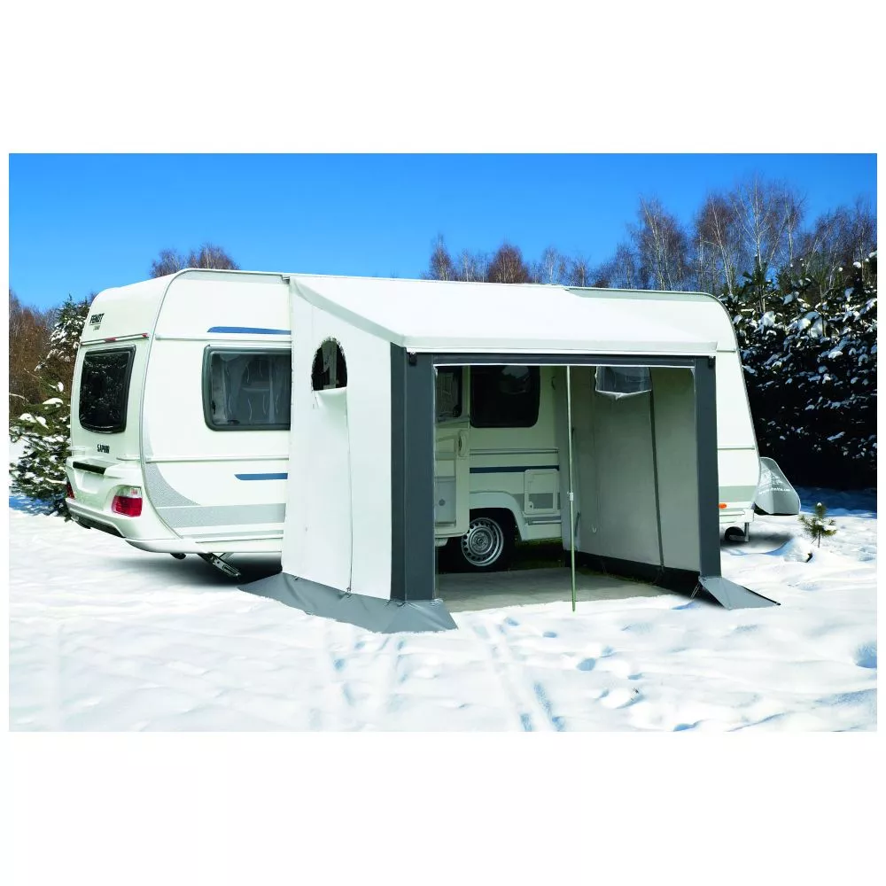 Wintervorzelt dwt Cortina III | Grösse 5 | 350x210 cm | Grau