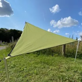 Camping-Sonnensegel Bent TC Zip Canvas Scandinavian, Design: moss