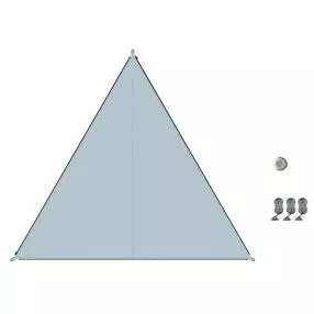 Camping-Sonnensegel Bent TC Zip Canvas Scandinavian, Design: sky gray