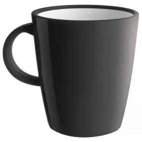 Camping-Tasse Brunner Henkelbecher, black C03