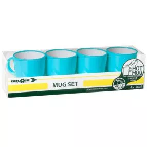 Henkelbecher-Set Brunner Mug Set ABS Hellblau