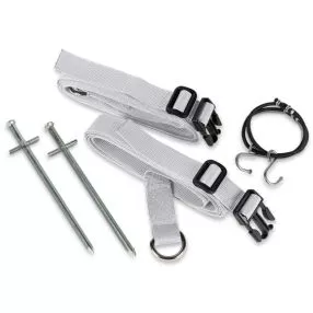 Sturmband-Set Dometic Storm Tie Down Kit, nebelgrau