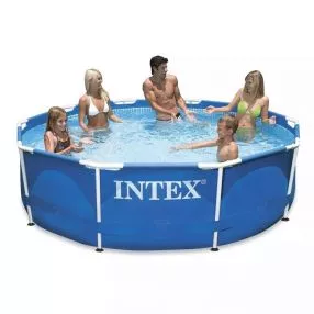 Familienpool Intex Metal Frame Pool-Set 366x76 cm