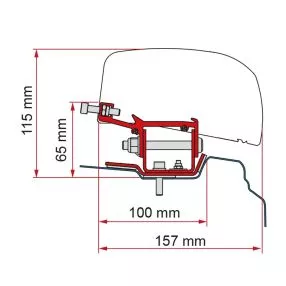 Fiamma KIT Renault Trafic L1 / Nissan NV300 / Fiat Talento / Opoel Vivaro / Vauxhall Vivaro (H1)