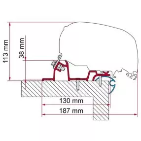 Universaladapter Fiamma Kit Caravan Standard