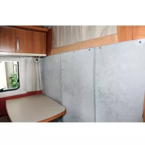 Wohnmobil-Thermovorhang Hindermann Thermo-Trennvorhang, grau