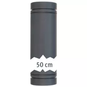 Rohrstecksystem LILIE GrauGelb, beidseitig mit O-Ring, 50 cm