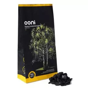 Ooni Premium-Stückholz-Holzkohle, Birkenholz 4 kg
