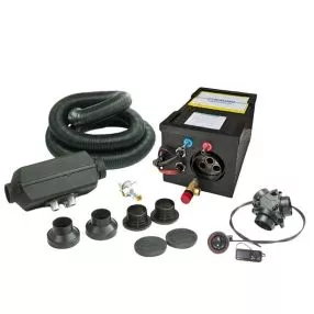 Pundmann Warmduscher-Set mit 2 kW Standheizung und Therme, 6 Liter, 230 Volt