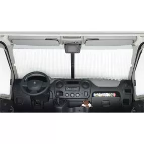 Plissee Frontscheiben-Verdunkelung Remis REMIfront IV für Renault Master III, Nissan Interstar, Opel Movano - ohne Regensensor