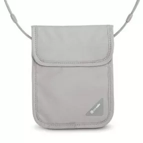 RFID-blockierender Sicherheits-Brustbeutel pacsafe Coversafe X75, natural grey