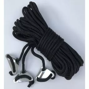 3-teiliges Abspannleinen-Set Bent Guy Ropes, black