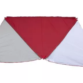 Camping-Sonnensegel Bent Zip-Protect Canvas Single, barbados cherry